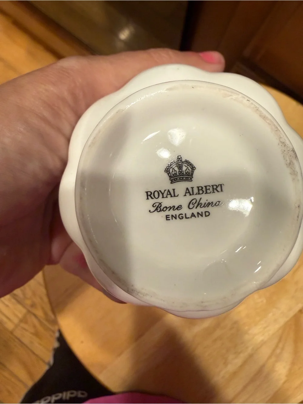 Vintage Royal Albert “Congratulations 25th Anniversary' Teacup & Saucer